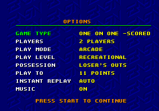 Jordan vs Bird Super One-On-One screenshot 4 for Sega Genesis